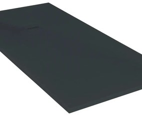 Piatto doccia MOLDCOM COMPOSITES in resina Cosmos Stone L 100 x L 180 x H 4 cm nero opaco