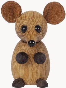Oggetto decorativo in legno di quercia fatto a mano The City Mouse