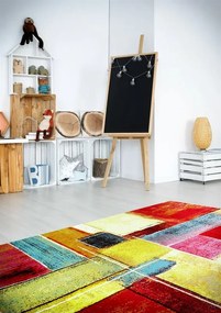 Tappeto Gallery Colour F geometrico multicolore, L 230 x L 160 cm
