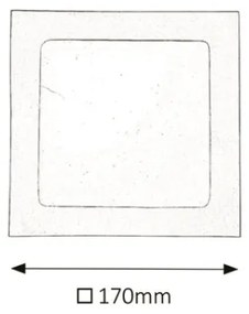 Rabalux 5591 - Lampada LED da incasso per bagni LOIS LED/12W/230V IP44 3000K