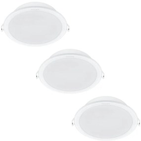 Philips - SET 3x Lampada LED da incasso MESON LED/5,5W/230V