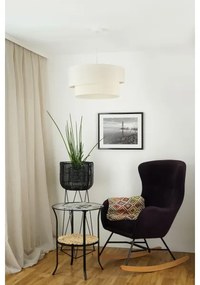 Brilagi - Lampadario a sospensione con filo SHINE 1xE27/15W/230V diametro 50 cm color crema