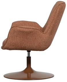 Poltrona arancione con altezza del sedile regolabile Marten – WOOOD