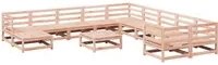 Set Divani da Giardino 12 pz in Legno Massello Abete Douglas 3299653