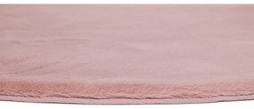 Tappeto rosa , Ø 120 cm Fox Liso - Universal