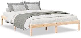 Letto extra lungo senza materasso 160x220 cm in legno di pino