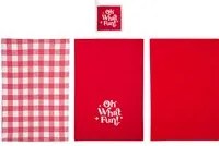 Set 3 strofinacci e presina Oh What Fun