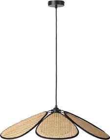 Osram - Lampada a sospensione con cavo DECOR RATTAN 1xE27/15W/230V Ø 69 cm beige/nero