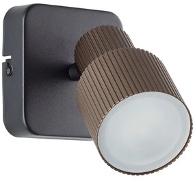 Brilliant - Luce Spot da parete a LED CADIZ 1xGU10/5W/230V bronzo
