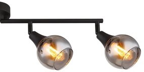 Globo 57904-4 - Faretto GLYPTAR 4xE14/40W/230V nero