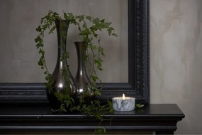 Candela LED in cemento grigio e bianco, altezza 7,5 cm Flamme Marble - Star Trading