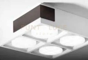 Velia lampada a soffitto 4 luci attacco gx53 bronzo 21,8cm h.5,5cm ...