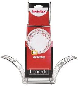 Supporto da appendere per coperchi in acciaio cromato Lonardo - Metaltex