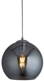 Searchlight 1632SM - Lampadario a sospensione con filo BALL 1xE27/60W/230V nero