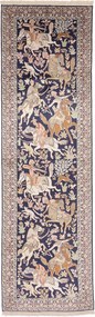 Cashmere Silk Tappeto orientale 90x310 (Indian) Annodato A Mano