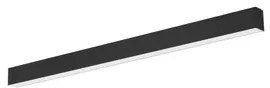 Lampada Lineare LED da Soffitto 42W 120cm Nera con driver Philips