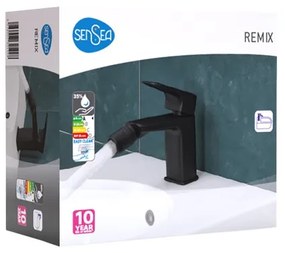 Rubinetto per bidet Remix SENSEA nero spazzolato opaco