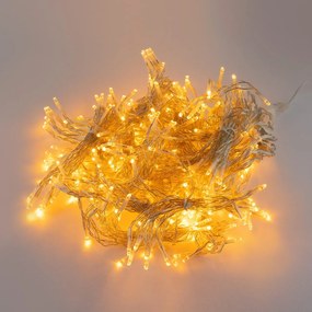 Tenda Natalizia LED 2x2m Cavo TRASPARETE IP44 DUAL WHITE Colore Double Color