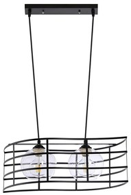 Lampadario a sospensione con filo 2xE27/60W/230V