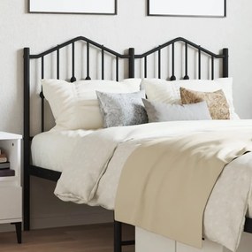 Testiera İn Metallo Nero 120 Cm /