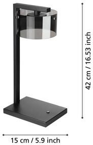 Eglo 39877 - Lampada da tavolo LED dimmerabile COPILLOS 1xLED/7,2W/230V