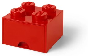 Scatola portaoggetti rossa con cassetto - LEGO®