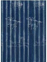 Mindthegap Carta da parati A Fable - Indigo/ White / Black