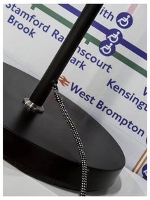 Lampada da terra nera con paralume in metallo (altezza 150 cm) London - it's about RoMi