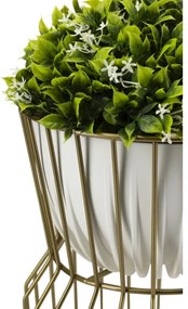 Portafiori 50x26 cm oro