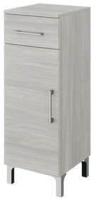 Base per mobile bagno SYMOA 1 cassetto 1 anta P 33.5 x L 31.5 x H 88 cm rovere grigio legno