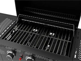 Barbecue A Gas 3 Fuochi Ripiani Pieghevoli Hot 3 C-Line