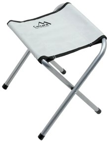 Tavolo da campeggio pieghevole + 4x sedia bianco/cromo