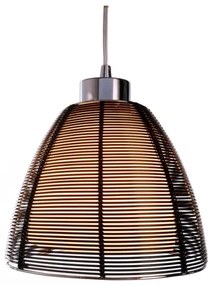 Deko-Light 342026 - Lampadario a sospensione con filo FILO 1xE27/60W/230V diametro 19 cm nero