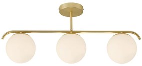 Nordlux - Lampadario a sospensione con supporto rigido GRANT 3xE14/25W/230V oro