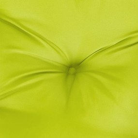 Cuscino per Pallet Verde Brillante 70x70x12 cm in Tessuto