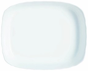 Teglia da Cucina Luminarc Smart Cuisine Rettangolare Bianco Vetro 33 x 27 cm (6 Unità)