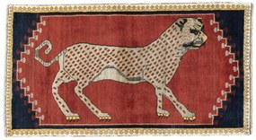 Gabbeh Tappeto persiano 190x110 Rosso (Iran) Annodato A Mano