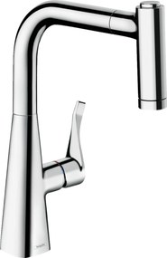 Miscelatore Lavello Monocomando 220 Doccetta Estraibile Cromo Hansgrohe Metris M71 14834000