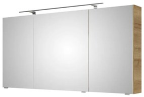 Pensile con luce Cassca L 140 x P 15 x H 70 cm riviera rovere replica trasversale Pelipal