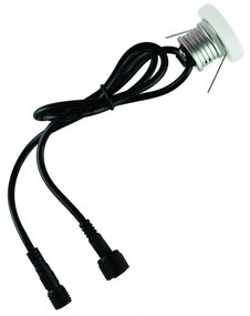 Faretto LED 1W IP65 Tondo Luce Laterale - Professional Colore Bianco Naturale 4.000K