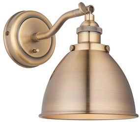 Endon 98746 - Faretto da parete FRANKLIN 1xE14/7W/230V ottone