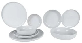 Set da tavola 8 pezzi beige/porcellana