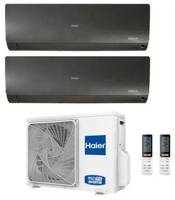 Climatizzatore Haier Dual Split Flexis Nero 7000+12000 2U40S2SM1FA R-32 a++/a+ 7+12