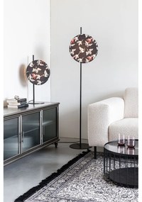 Lampada da terra nera con paralume in tessuto (altezza 158 cm) Jaylee - White Label