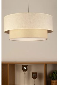 Lampadario a cavo NATIA 1xE27/60W/230V crema