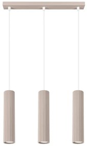 Brilagi - Lampadario a sospensione con filo CRESTO 3xGU10/10W/230V taupe