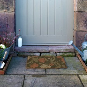 Zerbino in fibra di cocco 60x90 cm William Morris Rose - Artsy Doormats