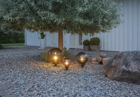 Eglo 900203 - Lampada da esterno MONTEROLLO SMOKE 1xE27/40W/230V d. 40 cm IP44