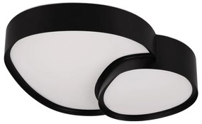 Plafoniera LED nera 36x43,5 cm Rise - Trio