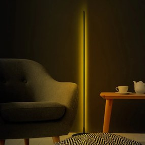 Lampada da terra a LED nera (altezza 153 cm) Only - Opviq lights